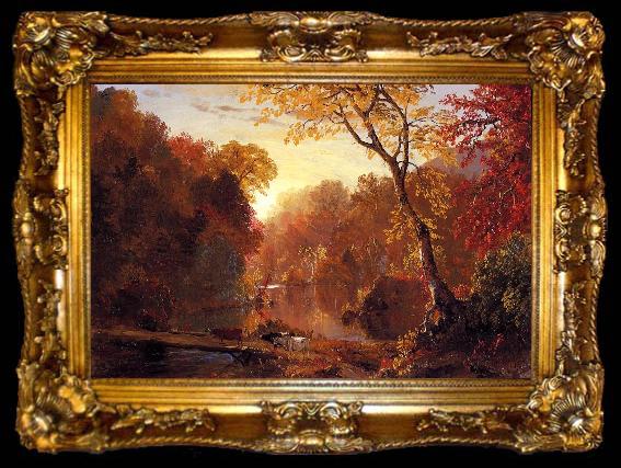 framed  Frederic Edwin Church Autumn in North America, ta009-2